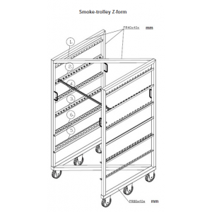 Z-Form Custom Smokehouse Cart Trolley